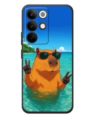 Чохол для Realme C85 Pro з картинкою «Морська капібара»