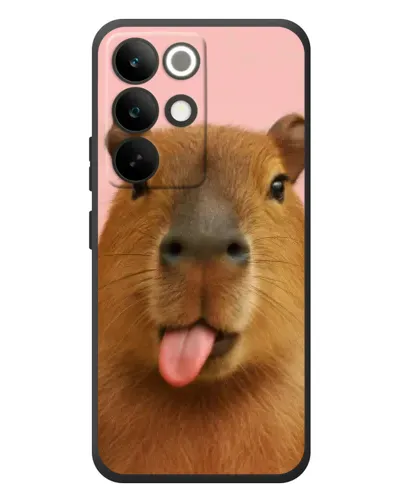 Чохол для Realme C85 Pro з картинкою «Капібара з язиком»