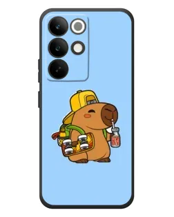 Чохол для Realme C85 Pro з картинкою «Капібара на скейті»