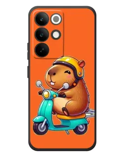 Чохол для Realme C85 Pro з картинкою «Капібара на скутері»