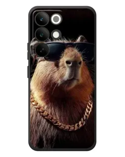 Чохол для Realme C85 Pro з картинкою «Капібара золотий ланцюг»