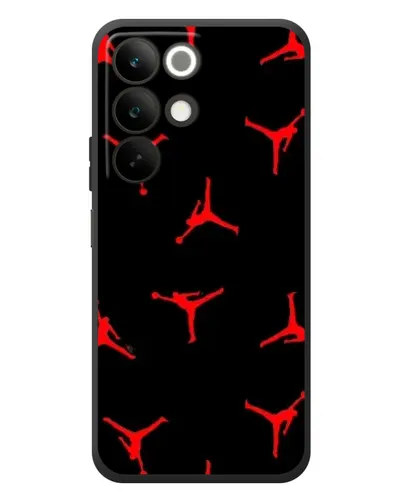 Чехол для Realme C85 с картинкой «Jordan Red Pattern» Чехол для Realme C85 с картинкой «Jordan Red Pattern»