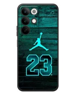 Чехол для Realme C85 с картинкой «Jordan Cyan 23»