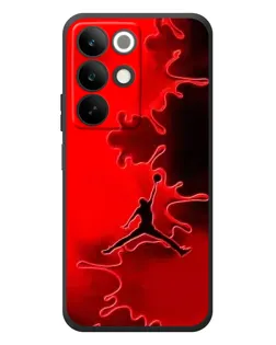 Чехол для Realme C85 с картинкой «Jordan Red Smoke»