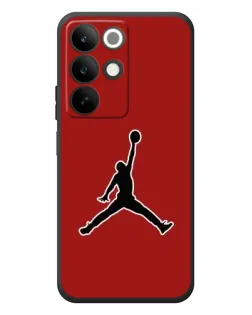 Чехол для Realme C85 с картинкой «Jordan Red Back»