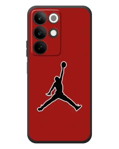 Чехол для Realme C85 с картинкой «Jordan Red Back» Чехол для Realme C85 с картинкой «Jordan Red Back»