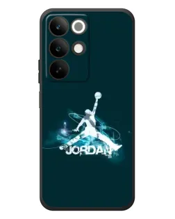 Чехол для Realme C85 с картинкой «Jordan Blue Fire»