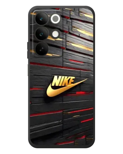 Чохол для Realme C85 з картинкою «Золотий Nike на металі» Чохол для Realme C85 з картинкою «Золотий Nike на металі»