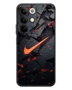 Чохол для Realme C85 з картинкою «Nike — ефект розломів»