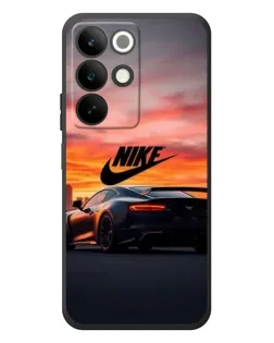 Чохол для Realme C85 з картинкою «Nike та суперкар»