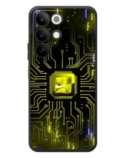Чохол для Realme C85 з картинкою «Nike — золота іскра»
