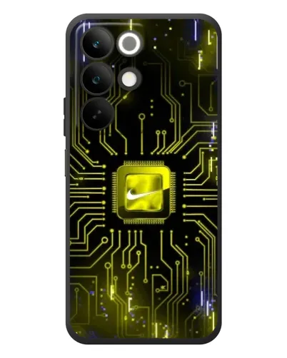 Чохол для Realme C85 з картинкою «Nike — золота іскра» Чохол для Realme C85 з картинкою «Nike — золота іскра»