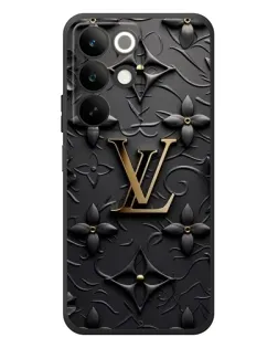 Чехол для Realme C85 с картинкой «Кожаная текстура LV»