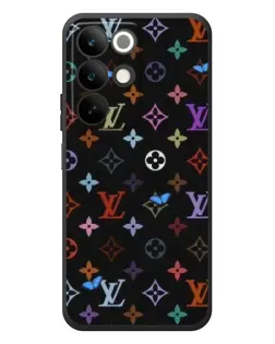 Чехол для Realme C85 с картинкой «Цветная монограмма LV»