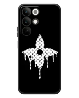 Чехол для Realme C85 с картинкой «Цветочная монограмма»