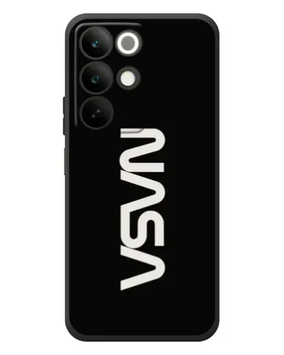 Чехол для Realme C85 с картинкой «NASA — вертикальный логотип» Чехол для Realme C85 с картинкой «NASA — вертикальный логотип»