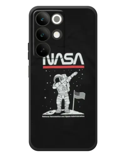 Чехол для Realme C85 с картинкой «NASA — шагаем по Луне» Чехол для Realme C85 с картинкой «NASA — шагаем по Луне»