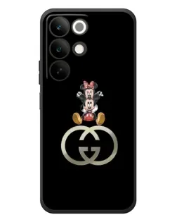 Чехол для Realme C85 с картинкой «Минни Маус на лого»