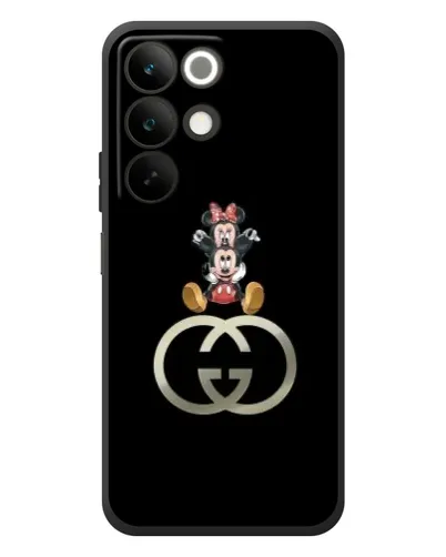 Чехол для Realme C85 с картинкой «Минни Маус на лого»