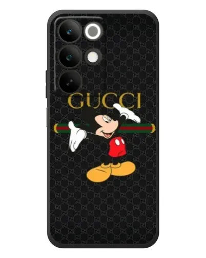 Чехол для Realme C85 с картинкой «Микки Маус Gucci»