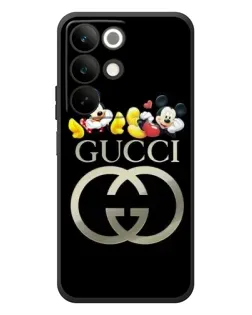 Чехол для Realme C85 с картинкой «Gucci — герои Disney»