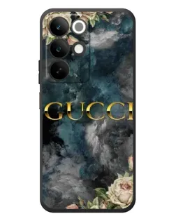 Чехол для Realme C85 с картинкой «Абстрактные цветы Gucci»