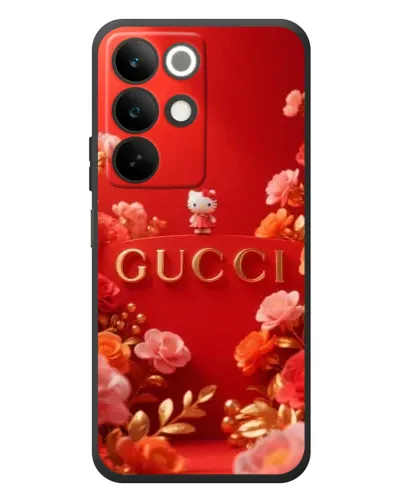 Чехол для Realme C85 с картинкой «Gucci — золотой сад»