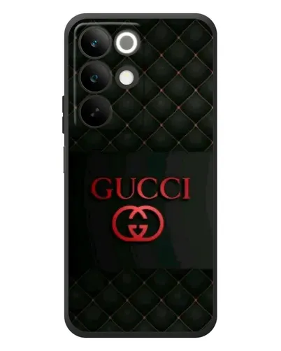Чехол для Realme C85 с картинкой «Gucci — стеганый черный»