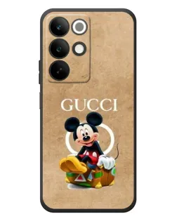 Чехол для Realme C85 с картинкой «Микки Маус Gucci — крафт»