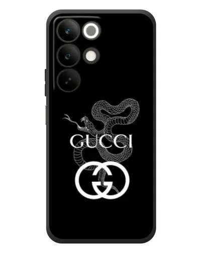 Чехол для Realme C85 с картинкой «Gucci — серебряная змея»