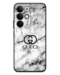 Чехол для Realme C85 с картинкой «Gucci — мраморный шик»
