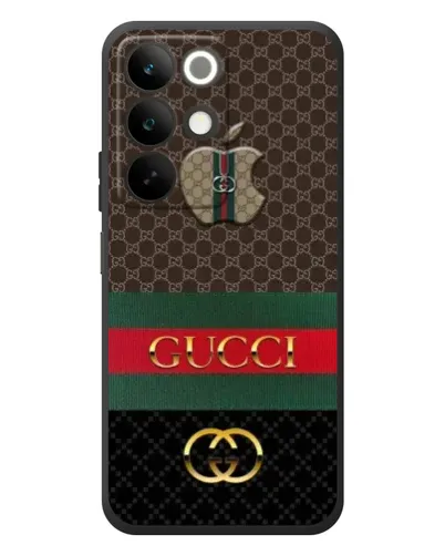 Чехол для Realme C85 с картинкой «Gucci — брендированный десерт»