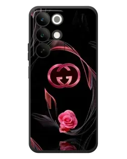 Чехол для Realme C85 с картинкой «Gucci — неоновая роза»