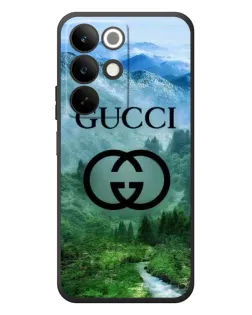 Чехол для Realme C85 с картинкой «Gucci — горный пейзаж»