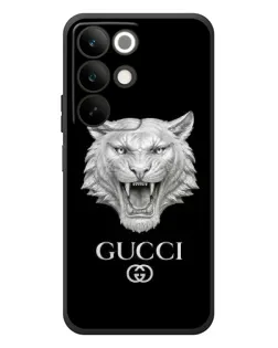 Чохол для Realme C85 з картинкою «Gucci — срібний лев»