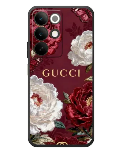 Чохол для Realme C85 з картинкою «Gucci — бордові троянди» Чохол для Realme C85 з картинкою «Gucci — бордові троянди»