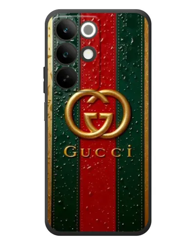 Чохол для Realme C85 з картинкою «Gucci — фірмова смуга та золото» Чохол для Realme C85 з картинкою «Gucci — фірмова смуга та золото»