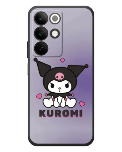 Чохол для Realme C85 з картинкою «Kuromi — фіолетовий арт»