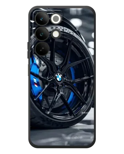 Чохол для Realme C85 з картинкою «Колесо BMW зблизька»