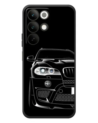 Чохол для Realme C85 з картинкою «Темний силует BMW»