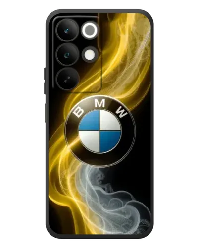 Чохол для Realme C85 з картинкою «Золотистий дим BMW»