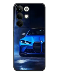 Чохол для Realme C85 з картинкою «Блакитна BMW M4»