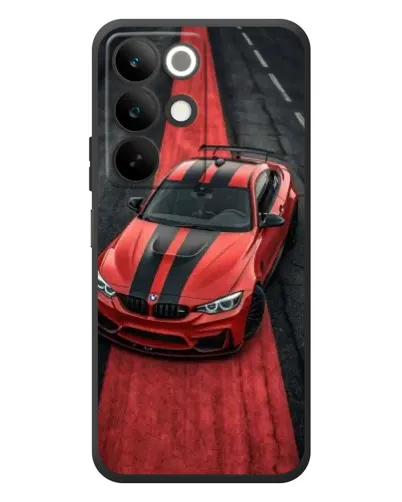 Чохол для Realme C85 з картинкою «BMW на червоній доріжці»