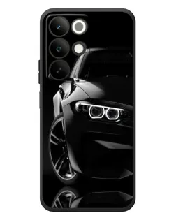 Чохол для Realme C85 з картинкою «Чорна BMW — профіль»
