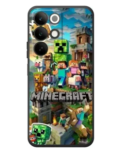 Чохол для Realme C85 з картинкою «Замок Minecraft»