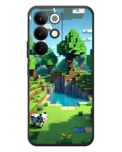 Чохол для Realme C85 з картинкою «Minecraft літній день»