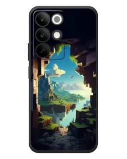Чохол для Realme C85 з картинкою «Вид з печери»