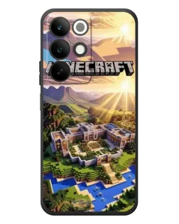 Чохол для Realme C85 з картинкою «Minecraft панорама»