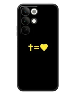Чохол для Realme C85 з картинкою «Серце та Хрест»