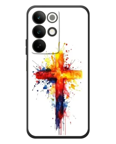 Чохол для Realme C85 з картинкою «Акварельний хрест» Чохол для Realme C85 з картинкою «Акварельний хрест»